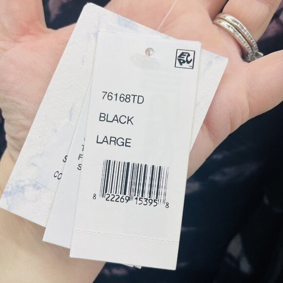 Raviya Womens Size Large Tie-Dye Maxi Swimsuit Cover-Up Dress in Black $54 - Picture 5 of 7